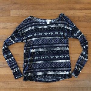 Forever 21 Aztec long sleeve